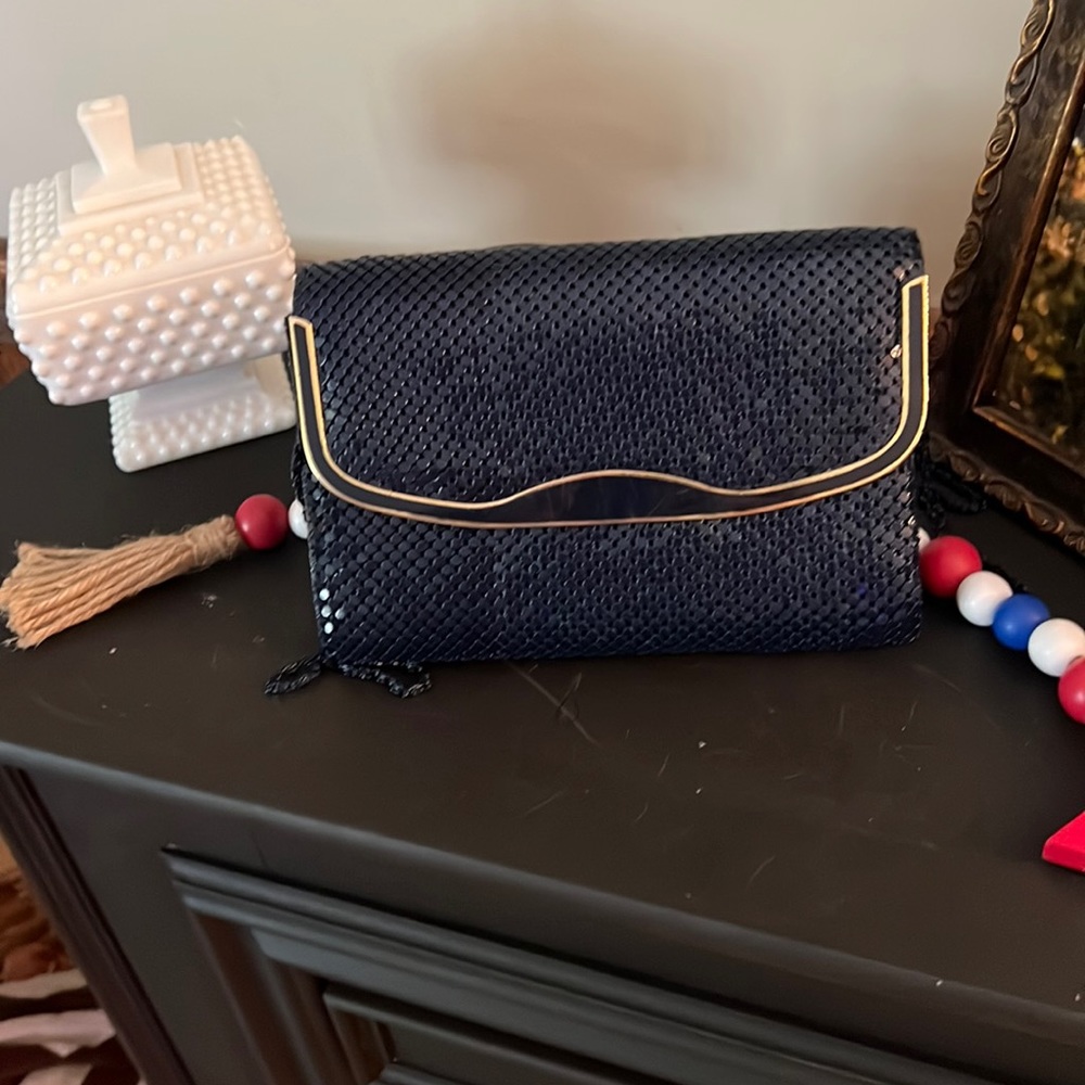 Bags by Marlo vintage crossbody in black bead